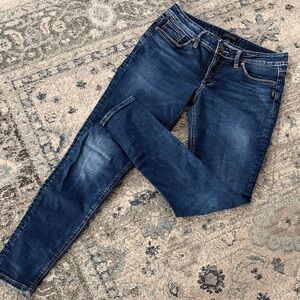 Silver Jeans Women's Dark Blue Skinny Jeans